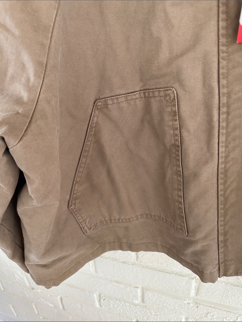 NWT Hunter Oversized Barn Chore Utility Jacket XL Casual Tan Chocolate Brown - Picture 4 of 9